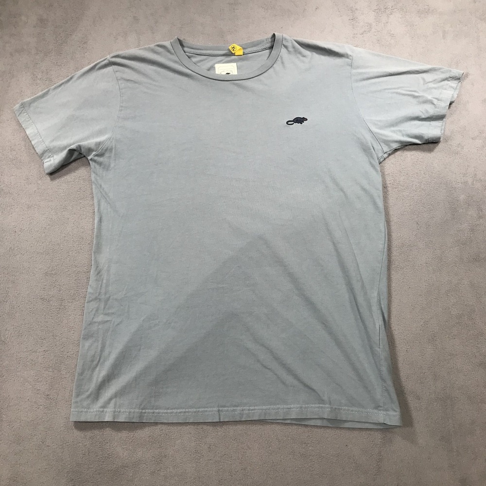 Marc Jacobs Stinky Rat T Shirt Men Extra Large (SLim) Gray Short Sleeve Designer
